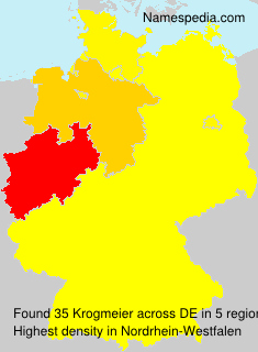 Surname Krogmeier in Germany Surname Krogmeier in Germany