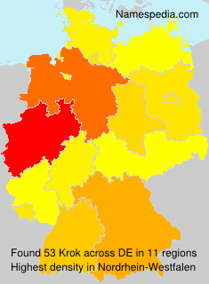 Surname Krok in Germany Surname Krok in Germany
