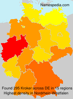 Surname Kroker in Germany Surname Kroker in Germany