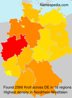 Surname Kroll in Germany Surname Kroll in Germany