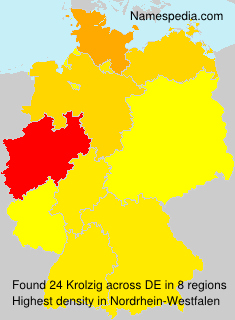 Surname Krolzig in Germany Surname Krolzig in Germany