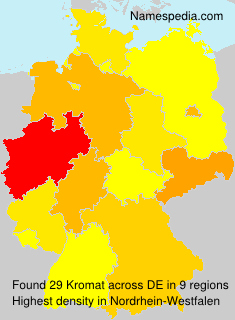 Surname Kromat in Germany Surname Kromat in Germany
