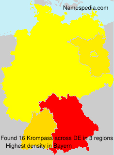 Surname Krompass in Germany Surname Krompass in Germany