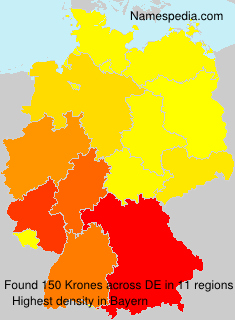 Surname Krones in Germany Surname Krones in Germany