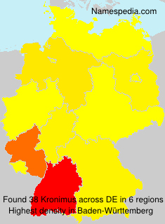 Surname Kronimus in Germany Surname Kronimus in Germany