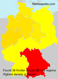 Surname Krotter in Germany Surname Krotter in Germany