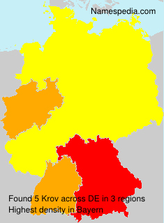 Surname Krov in Germany Surname Krov in Germany