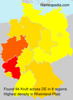 Surname Kruft in Germany Surname Kruft in Germany