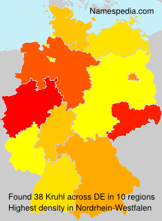 Surname Kruhl in Germany Surname Kruhl in Germany