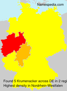 Surname Krumenacker in Germany Surname Krumenacker in Germany