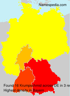 Surname Krumpschmid in Germany Surname Krumpschmid in Germany