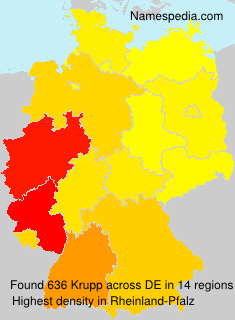 Surname Krupp in Germany Surname Krupp in Germany