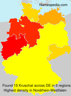 Surname Kruschat in Germany Surname Kruschat in Germany