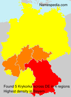 Surname Krykorka in Germany Surname Krykorka in Germany