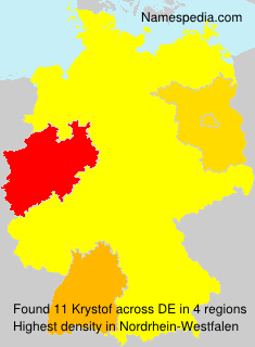 Surname Krystof in Germany Surname Krystof in Germany