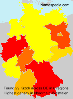 Surname Krzok in Germany Surname Krzok in Germany