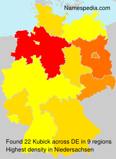 Surname Kubick in Germany Surname Kubick in Germany