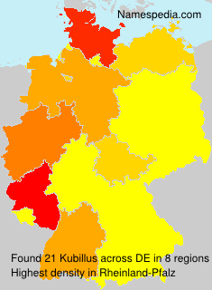 Surname Kubillus in Germany Surname Kubillus in Germany