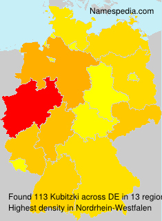 Surname Kubitzki in Germany Surname Kubitzki in Germany