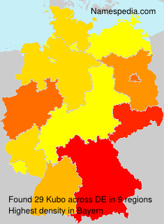 Surname Kubo in Germany Surname Kubo in Germany