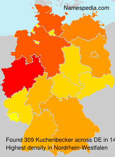 Surname Kuchenbecker in Germany Surname Kuchenbecker in Germany