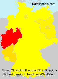 Surname Kuckhoff in Germany Surname Kuckhoff in Germany