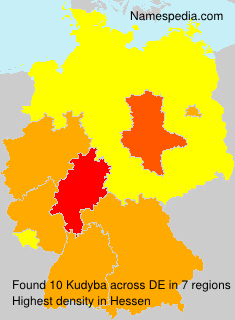 Surname Kudyba in Germany Surname Kudyba in Germany