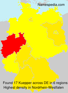 Surname Kuepper in Germany Surname Kuepper in Germany