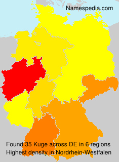 Surname Kuge in Germany Surname Kuge in Germany
