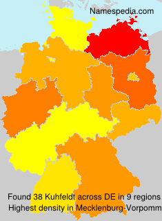 Surname Kuhfeldt in Germany Surname Kuhfeldt in Germany