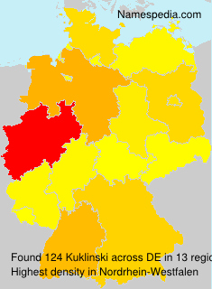 Surname Kuklinski in Germany Surname Kuklinski in Germany