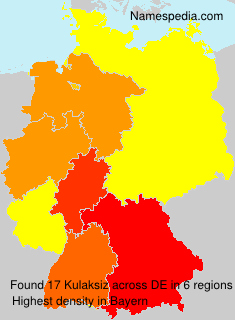 Surname Kulaksiz in Germany Surname Kulaksiz in Germany
