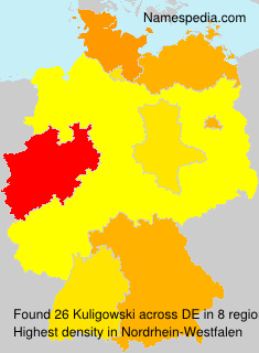 Surname Kuligowski in Germany Surname Kuligowski in Germany