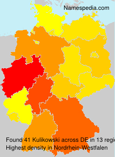Surname Kulikowski in Germany Surname Kulikowski in Germany