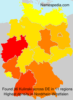 Surname Kulinski in Germany Surname Kulinski in Germany