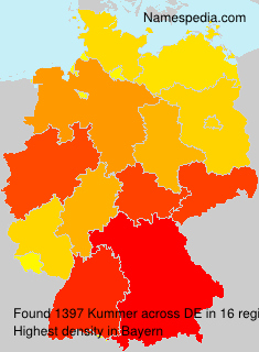 Surname Kummer in Germany Surname Kummer in Germany