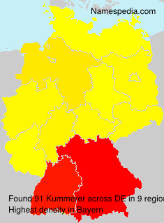 Surname Kummerer in Germany Surname Kummerer in Germany