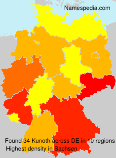 Surname Kunoth in Germany Surname Kunoth in Germany