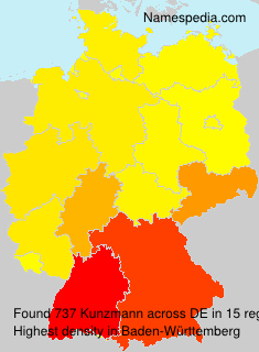 Surname Kunzmann in Germany Surname Kunzmann in Germany