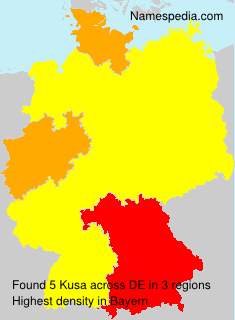 Surname Kusa in Germany Surname Kusa in Germany