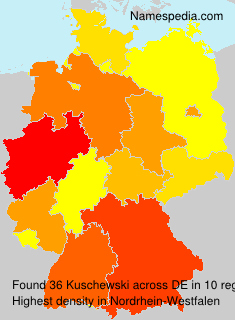 Surname Kuschewski in Germany Surname Kuschewski in Germany