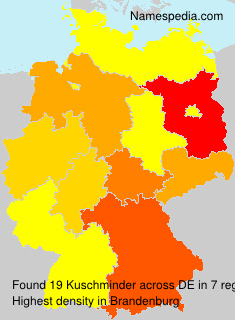 Surname Kuschminder in Germany Surname Kuschminder in Germany