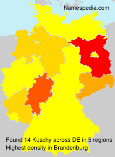 Surname Kuschy in Germany Surname Kuschy in Germany