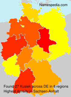 Surname Kusiek in Germany Surname Kusiek in Germany