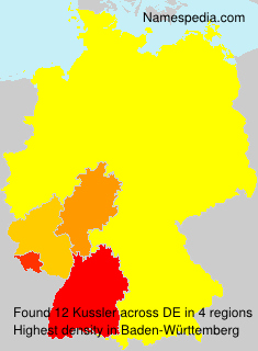 Surname Kussler in Germany Surname Kussler in Germany
