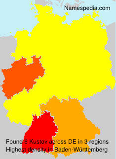 Surname Kustov in Germany Surname Kustov in Germany