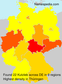 Surname Kutzleb in Germany Surname Kutzleb in Germany