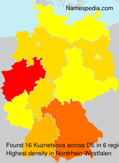 Surname Kuznetsova in Germany Surname Kuznetsova in Germany