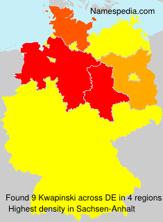 Surname Kwapinski in Germany Surname Kwapinski in Germany