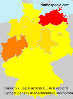 Surname Laars in Germany Surname Laars in Germany